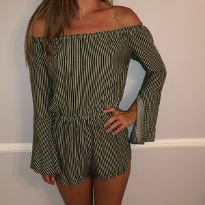 Off the shoulder romper